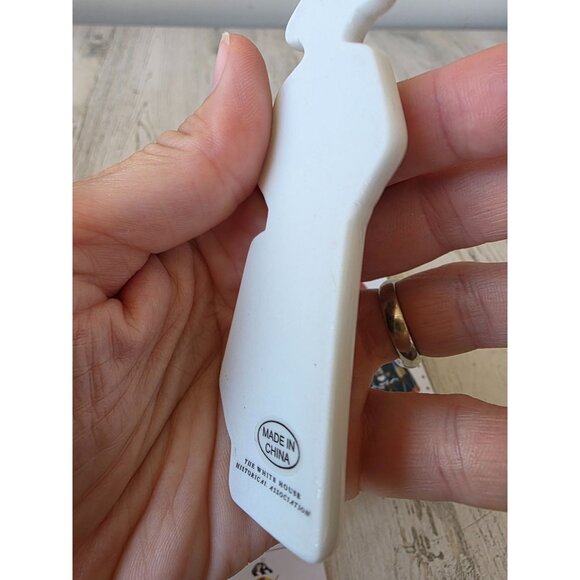 White House Old guard drums porcelain ornament RARE drummer Xmas tree unique Ame - Picture 4 of 7